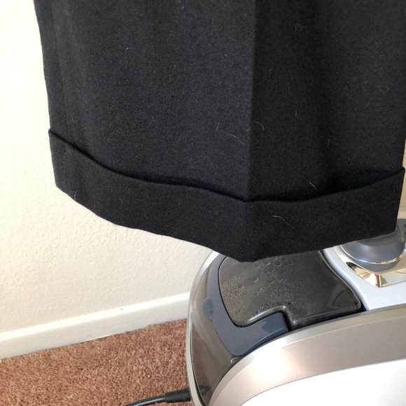 Club Monaco Black Wide Leg Wool Pants - Picture 3 of 7